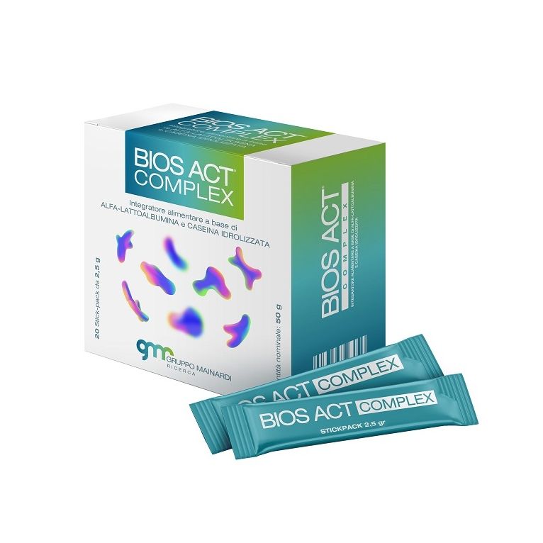 bios act complex 20 stick pack 2,5 g contiene derivati del latte