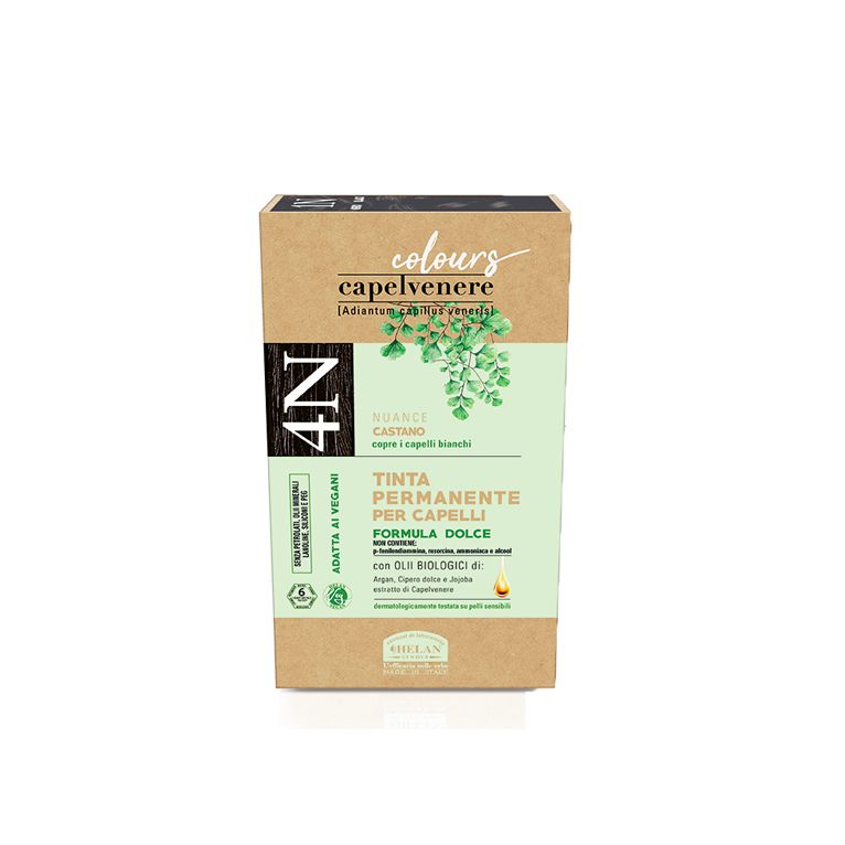 capelvenere colours tinta capelli 4n castano