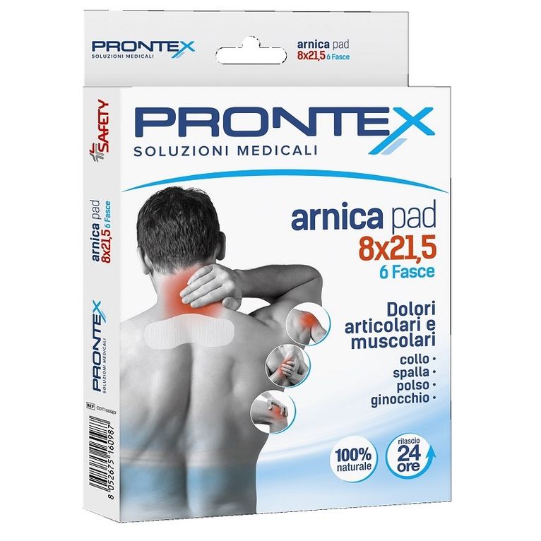 fascia prontex arnica pad 8 x 21 ,5 6 pezzi