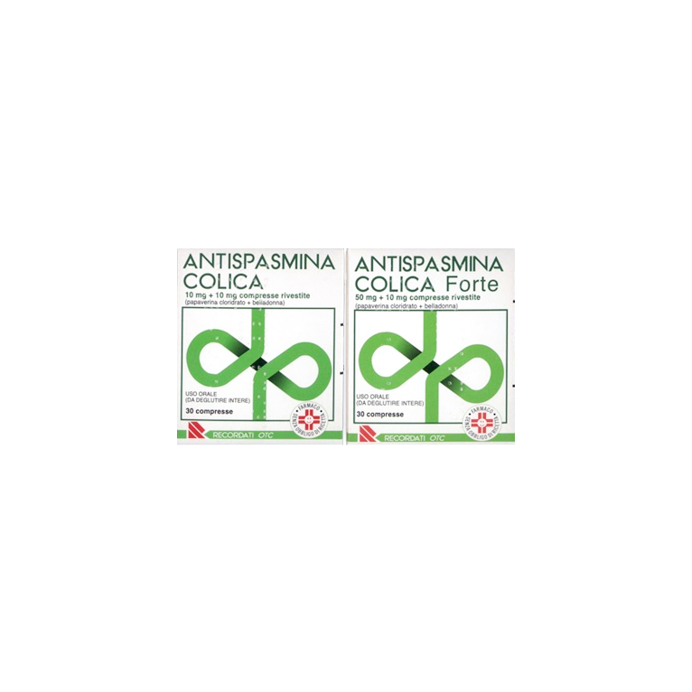 antispasmina colica 30 cpr riv 10 mg + 10 mg