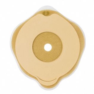 PLACCA PIANA FLEXIMA KEY 50 MM CON PROTETTORE CUTANEO IDROCOLLOIDALE E FLANGIA 5 PEZZI