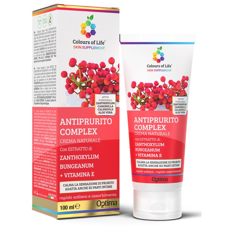 colours of life skin supplemente antiprurito complex crema 100 ml