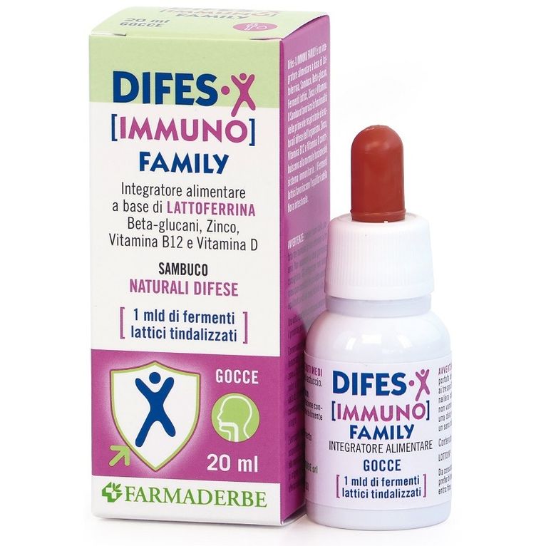 difes-x immuno family gocce 20 ml