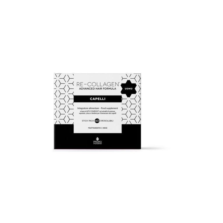 re-collagen uomo capelli 60 stick