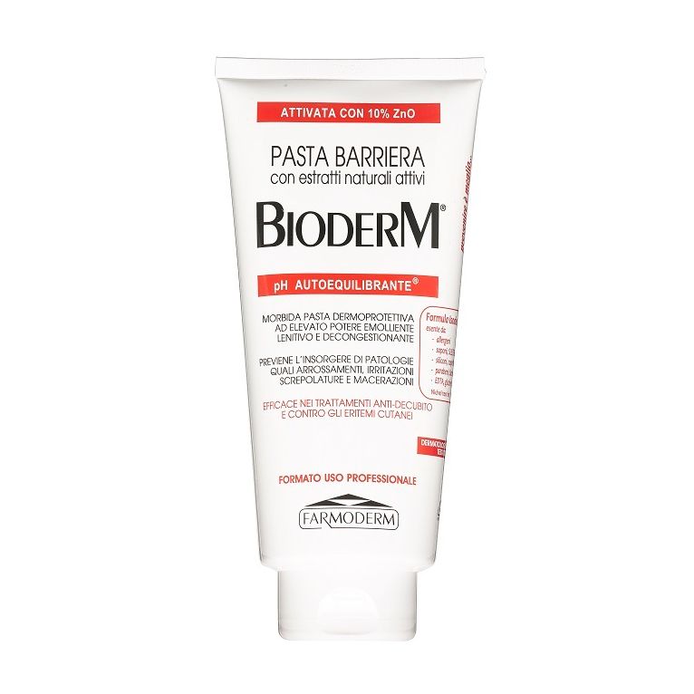 bioderm pasta barriera traspirante ph autoequilibrante con 10% zinco 300 ml