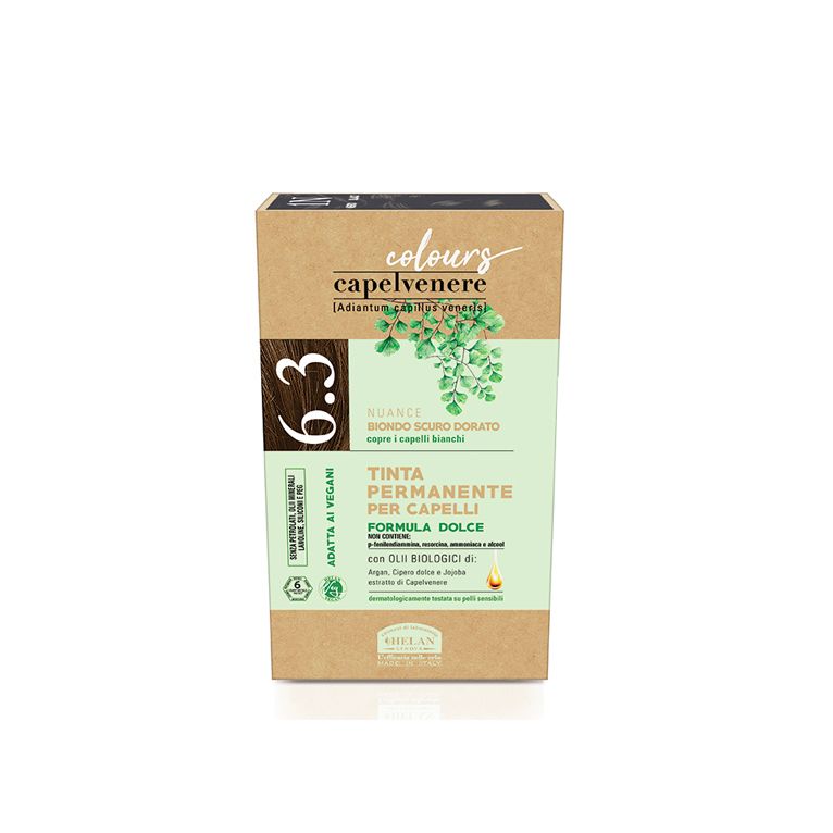 capelvenere colours tinta capelli 6,3n biondo scuro dorato