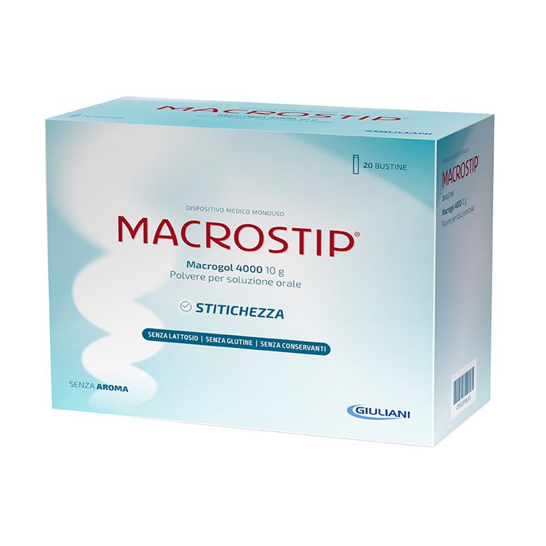 macrostip 20 bustine 10 g senza glutine senza lattosio