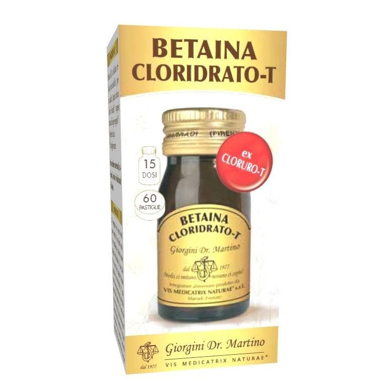 betaina cloridrato-t 60 pastiglie