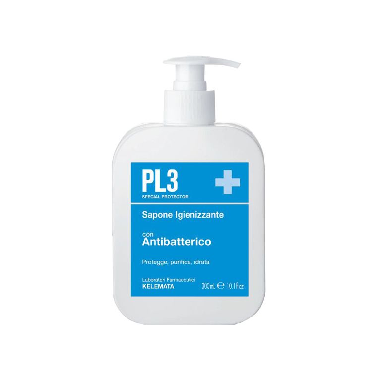 pl3 sapone igienizzante con antibatterico 300 ml