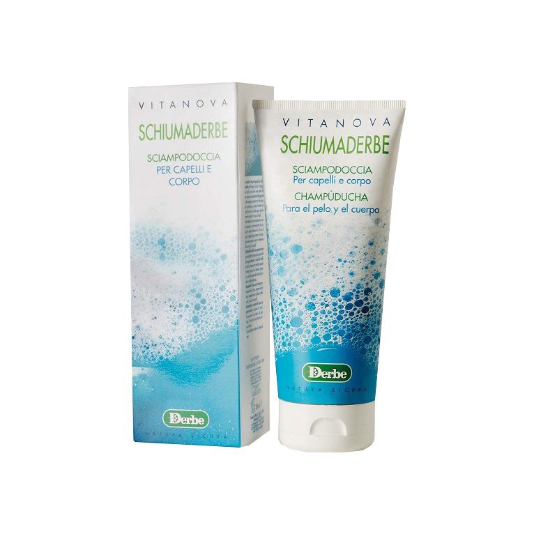 schiumaderbe sciampodoccia per capelli e corpo 200 ml