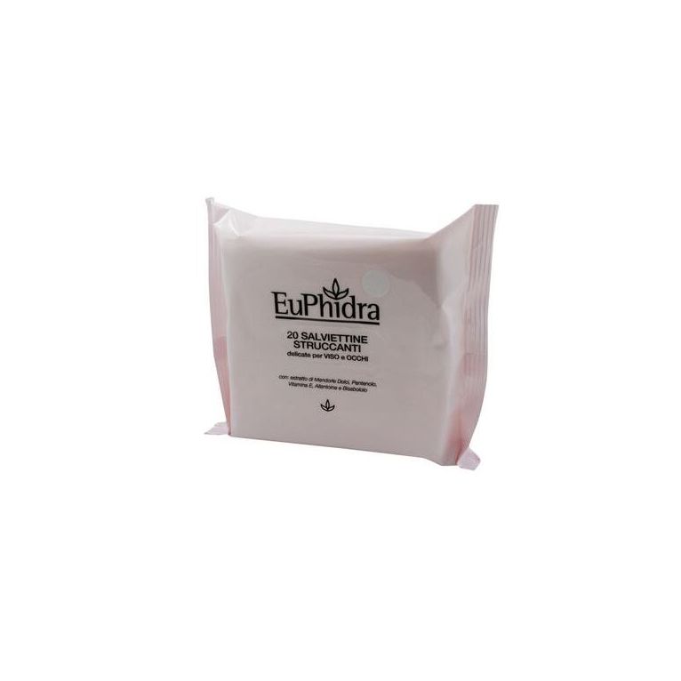 euphidra salviettine struccanti 20 pezzi