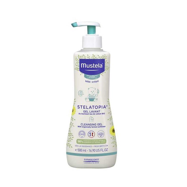 mustela stelatopia gel detergente 500 ml