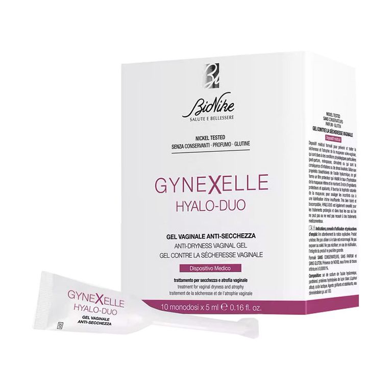 gynexelle hyalo-duo gel vaginale anti-secchezza 10 pezzi da15 ml