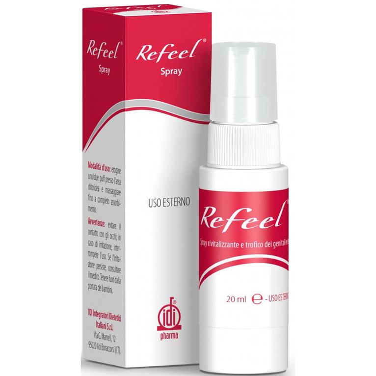 refeel spray rivitalizzante e trofico dei genitali esterni femminili 20 ml