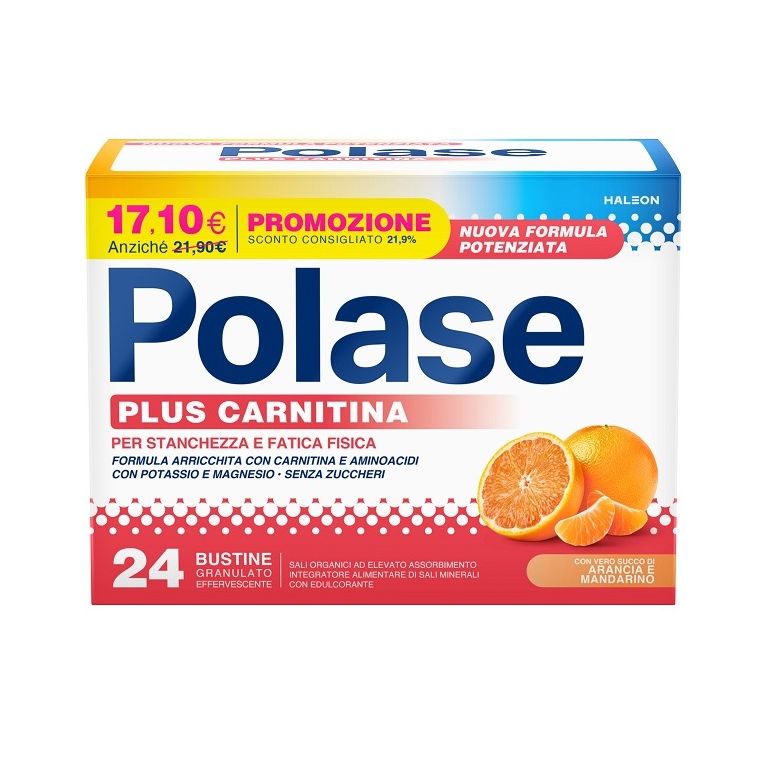 polase plus carnitina promo 24 bustine granulato effervescente da 6,8 g