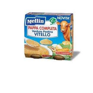 MELLIN PAPPA COMPLETA VITELLO 250 G 2 PEZZI