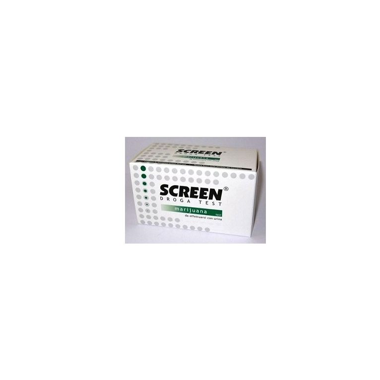 screen droga test marijuana test antidroga con contenitore urina