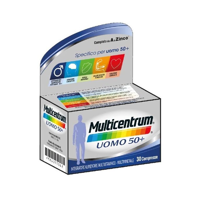 multicentrum uomo 50+ 30 compresse