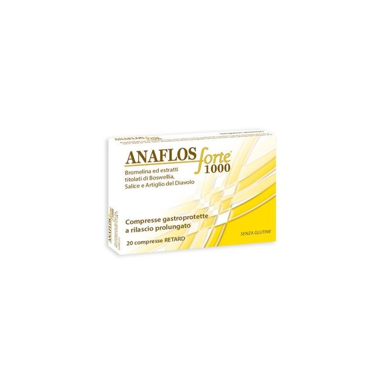 anaflos forte 20 compresse 1000 mg senza glutine naturalmente privo di lattosio