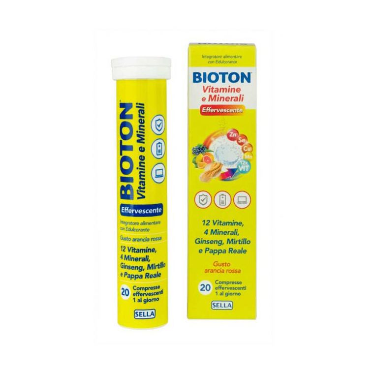 bioton vitamine e mineali 20 compresse effervescenti