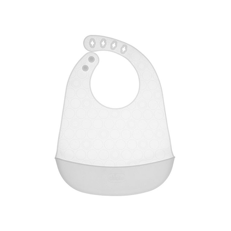 chicco easy roll bib bavaglino in silicone con tasca neutro