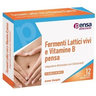 FERMENTI LATTICI VIVI E VITAMINE B 12 VANIGLIA BUSTINE OROSOLUBILI