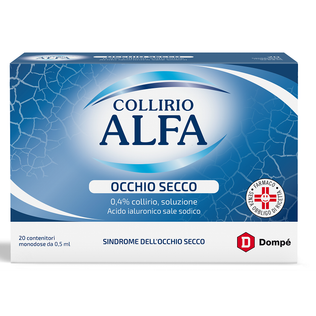 COLLIRIO ALFA OCCHIO SECCO 20 monod collirio 0,5 ml 0,4%