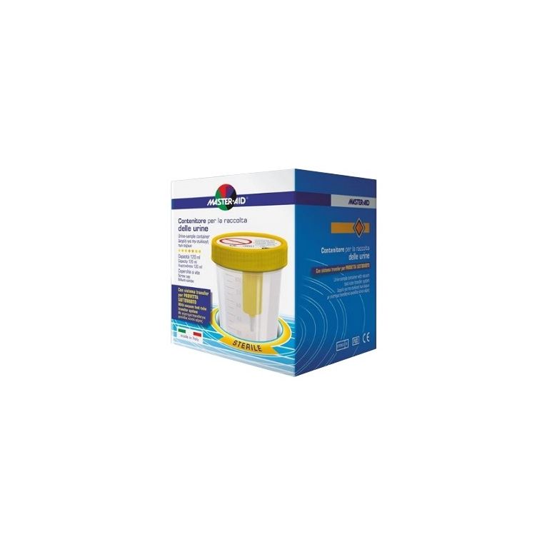 contenitore raccolta urina sottovuoto master-aid 120 ml