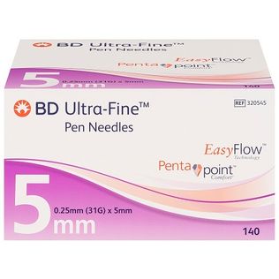 AGO PER PENNA DA INSULINA ULTRAFINE+ GAUGE 31 5MM 7 PEZZI