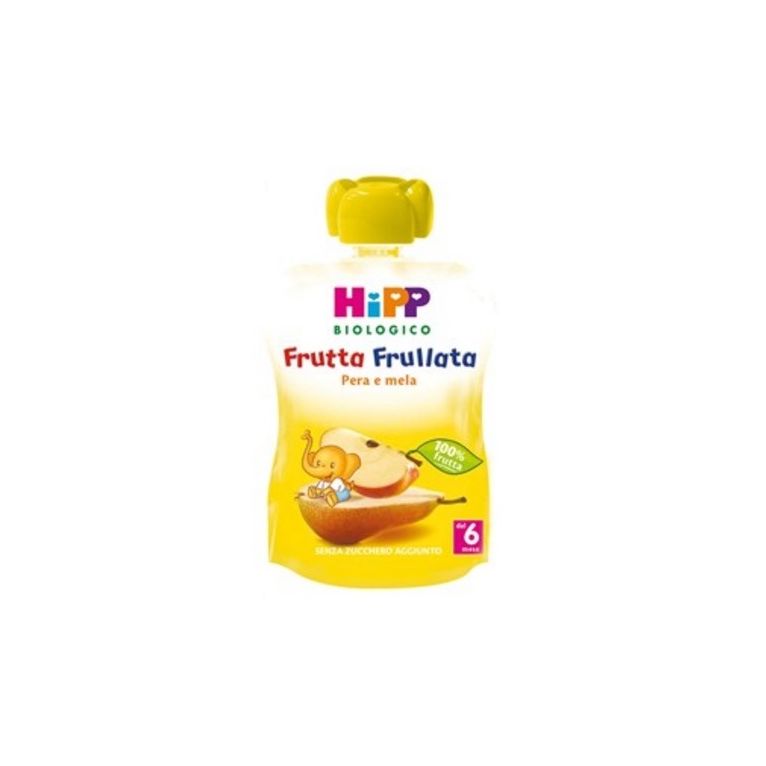 hipp bio frutta frullata pera mela 90 g