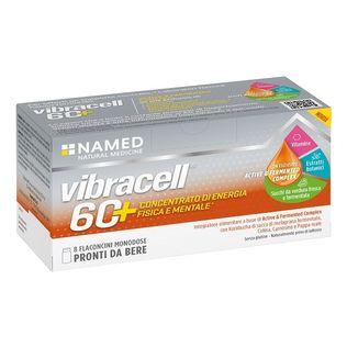 VIBRACELL 60+ 8 FLACONCINI 15 ML SENZA GLUTINE NATURALMENTEPRIVO DI LATTOSIO