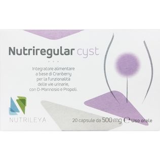 NUTRIREGULAR CYST 20 CAPSULE 500 MG