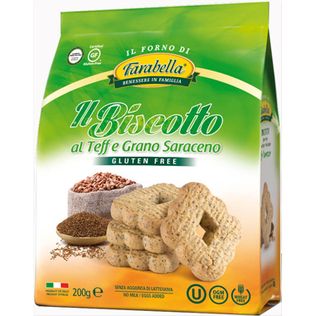 FARABELLA IL BISCOTTO AL TEFF E GRANO SARACENO 200 G