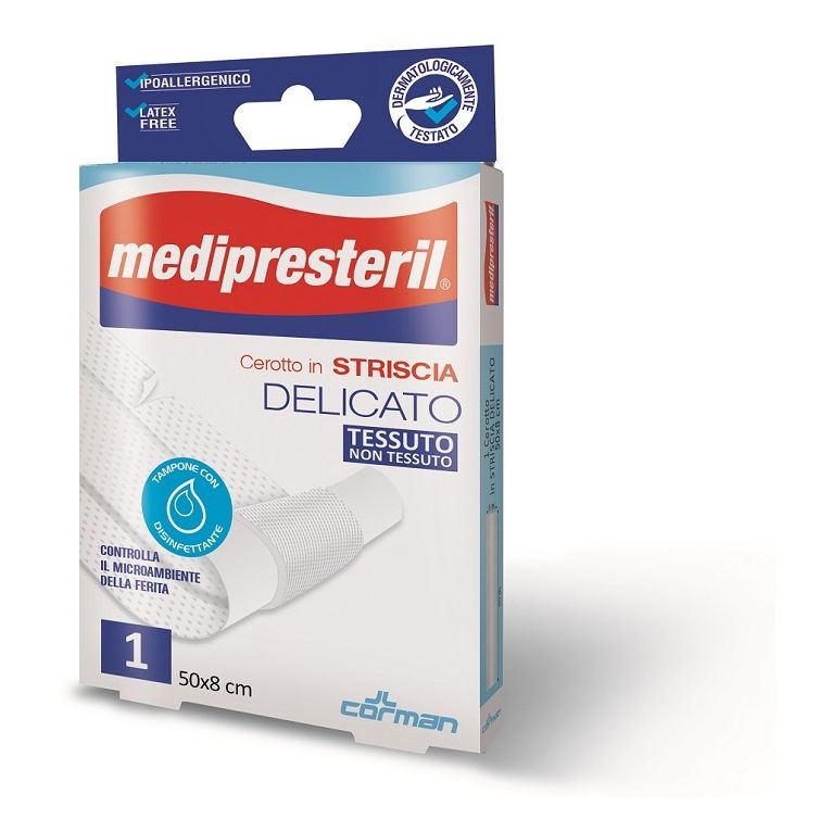cerotto in striscia medipresteril flessibile 50x8cm