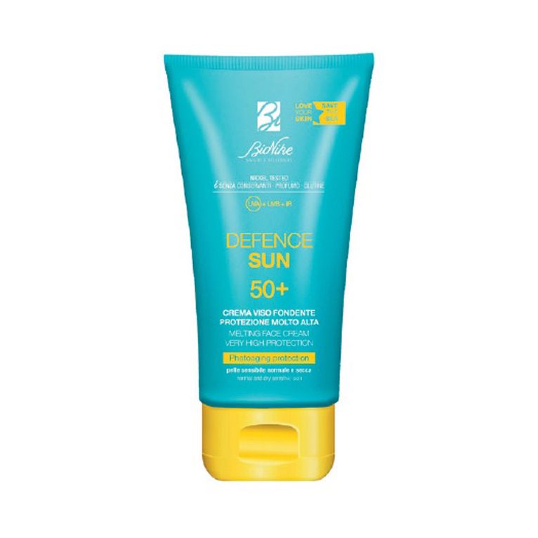 defence sun crema viso fondente 50+ 50 ml