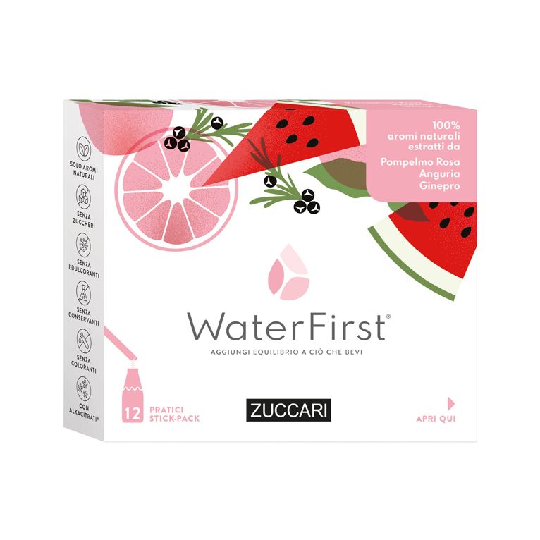 water first pompelmo rosa-anguria-ginepro 12 stick pack