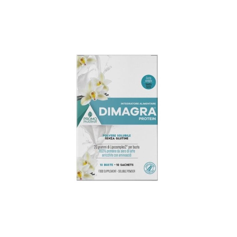 dimagra protein polvere solubile gusto vaniglia 10 bustine
