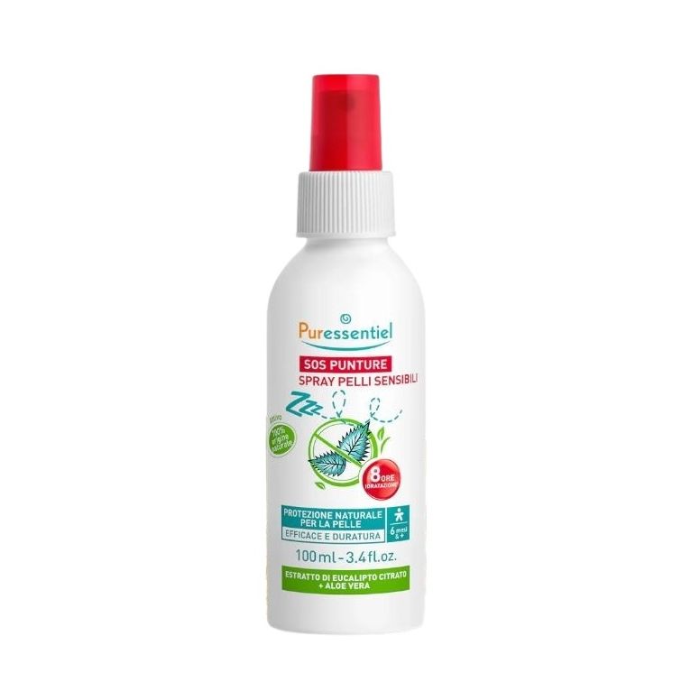 puressentiel spray insetti pelli sensibili 100 ml