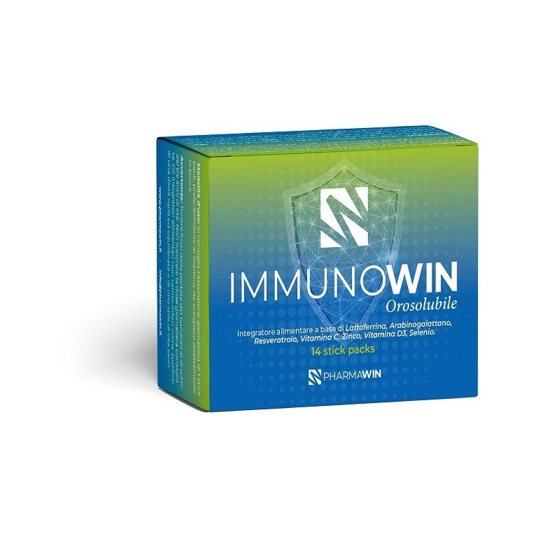 immunowin 14 stick packs da 1,5 g senza glutine senza lattosio
