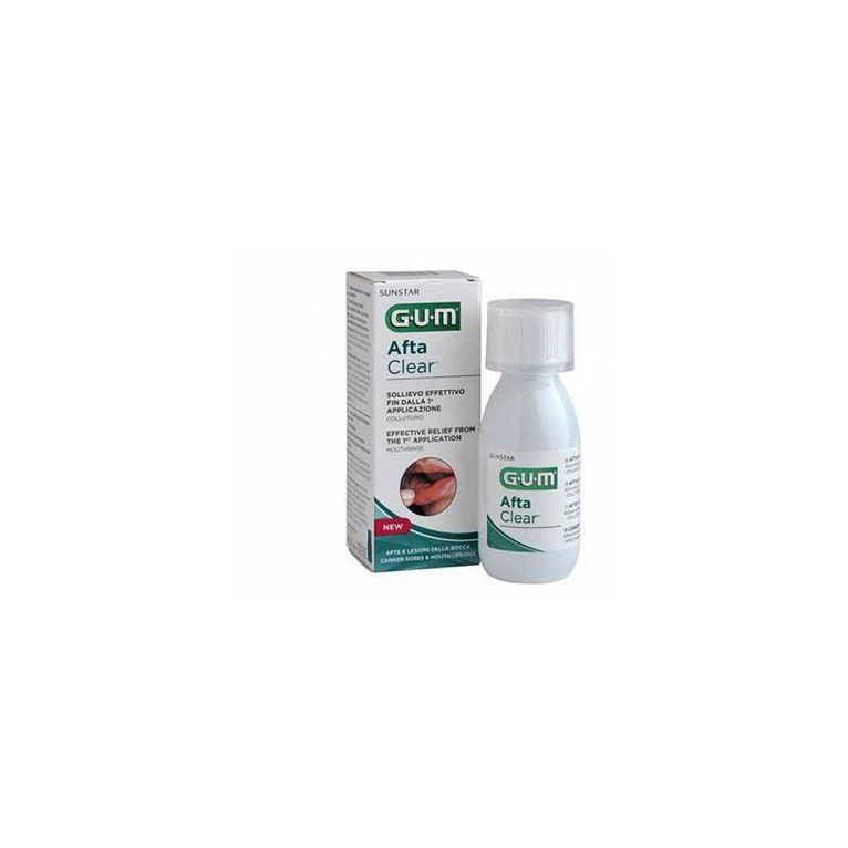 gum aftaclear rinse 120 ml collutorio
