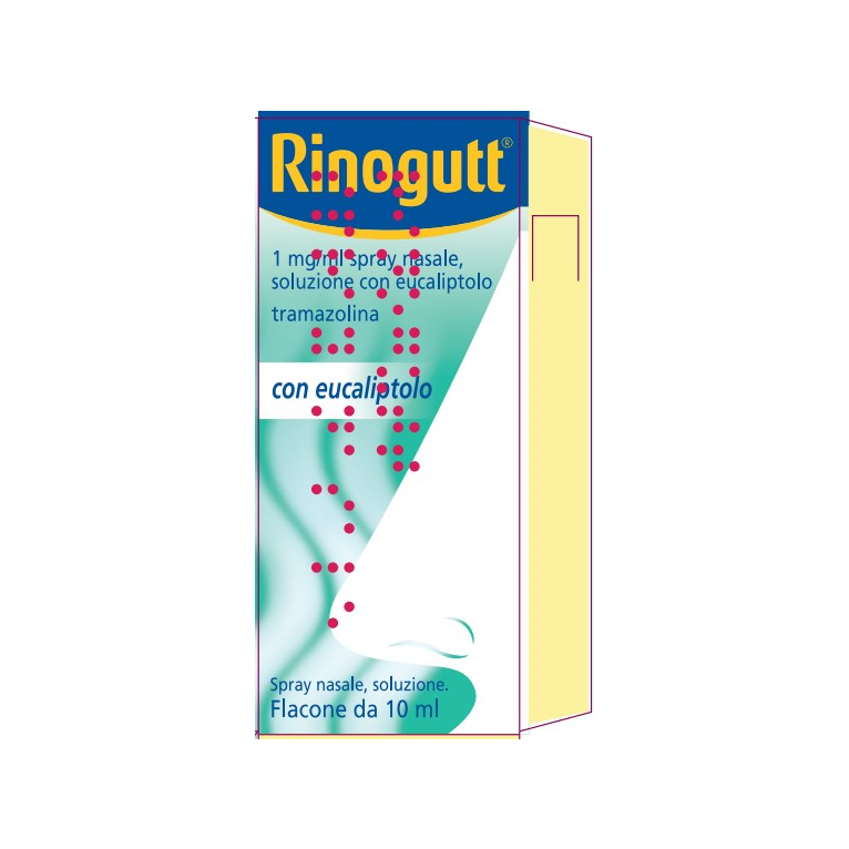 rinogutt spray nasale 10 ml 1 mg/ml con eucaliptolo