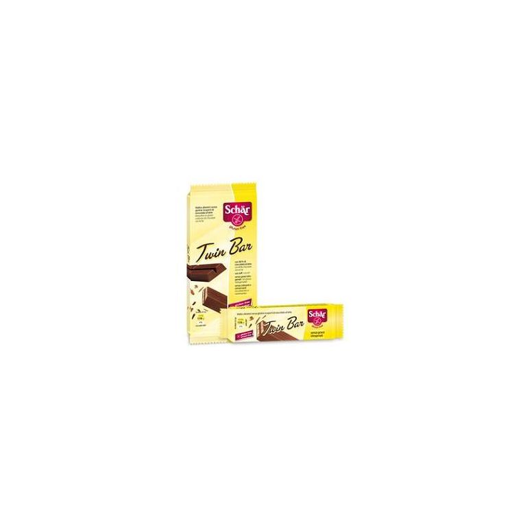 schar twin bar wafers ricoperti di cioccolato al latte 3 pezzi da 21,5 g