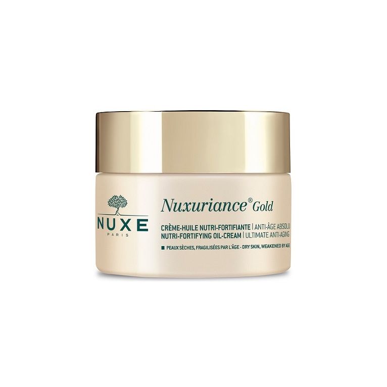 nuxe nuxuriance gold crema olio nutriente fortificante 50 ml