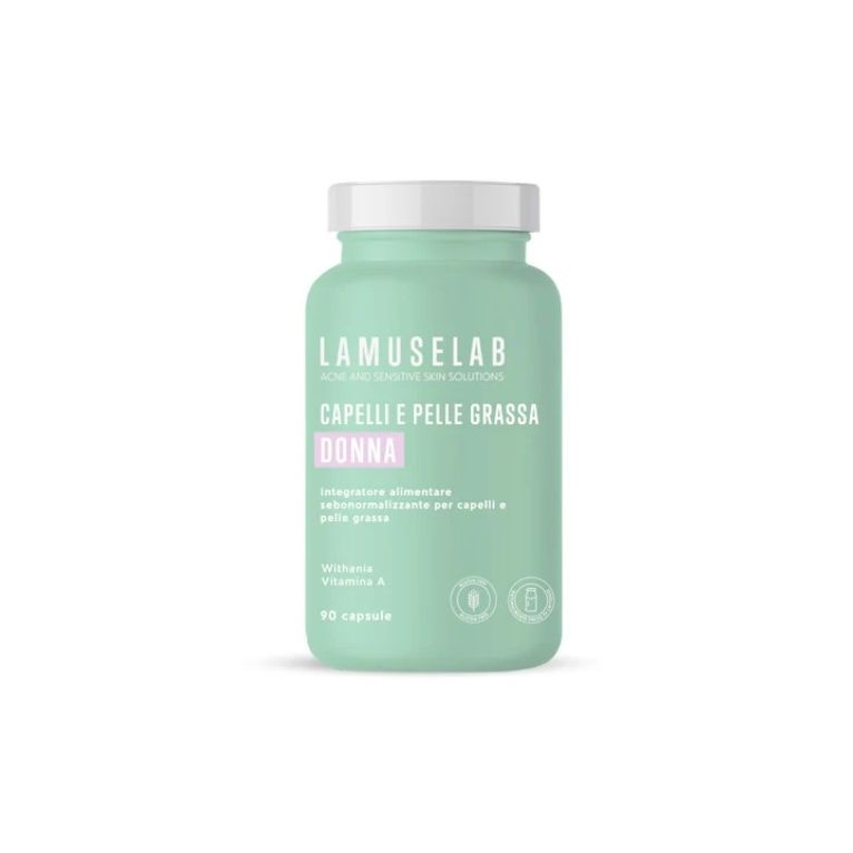 lamuselab capelli e pelle grassa donna 90 capsule
