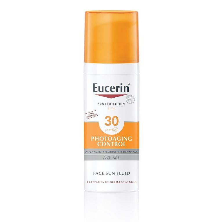 eucerin sun protection spf 30 photoaging control face sun fluid anti age 50 ml