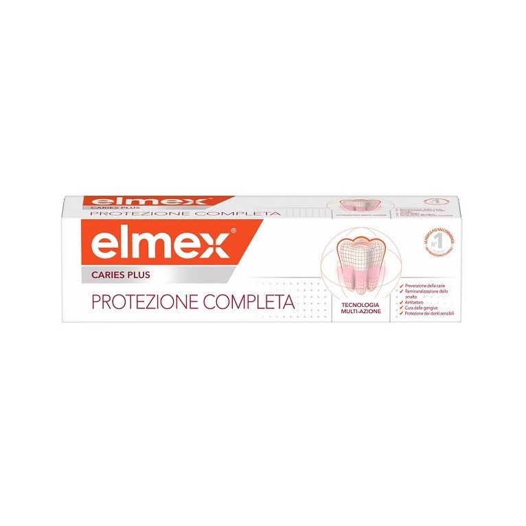 elmex dentifricio caries plus protezione completa 75 ml