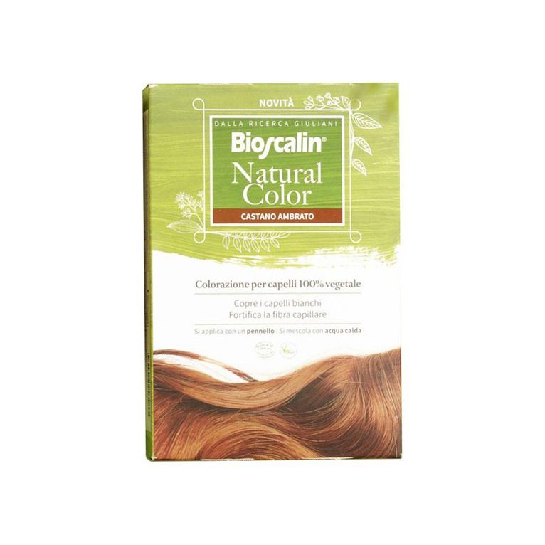 bioscalin natural color castano ambrato 70 g