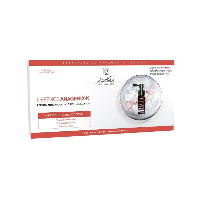 defence anagenix k lozione anti caduta 6 flaconcini 15 ml