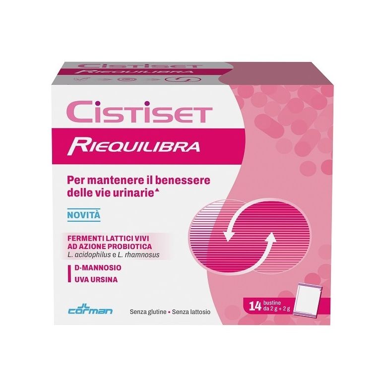 cistiset riequilibra 14 bustine senza glutine senza lattosio