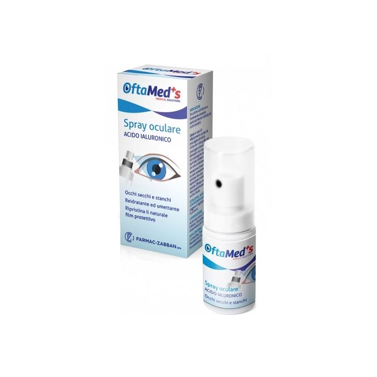 oftamed's spray culare occhi secchi e stanchi acido ialuronico 10 ml